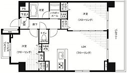 ステージファースト新宿西落合 2LDKの間取図画像