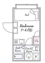 リヨンドール東池袋 ワンルームの間取図画像
