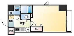 ジュンカルム錦糸町 1Kの間取図画像