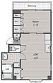 マンションテンリュウ4階5.9万円