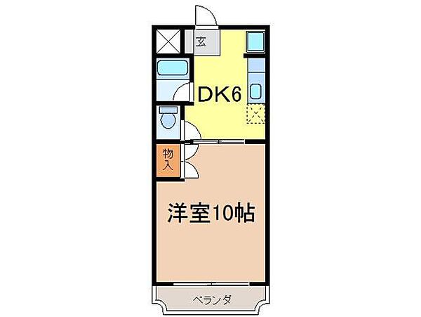 カーサカジマI ｜静岡県富士市本市場(賃貸マンション1DK・4階・36.52㎡)の写真 その2
