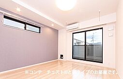 グリーナブル若葉I 2階1Kのリビング/ダイニング