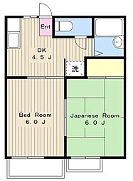 間取図画像 2DK