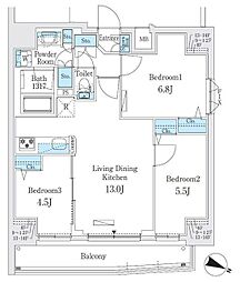 間取図画像 3LDK