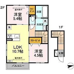 ホワイト キャッスル 2階/-