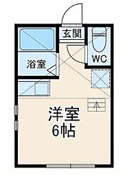 ユナイト横浜ウェリントン ワンルームの間取図画像