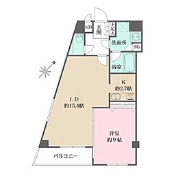 間取図画像 1LDK