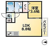 神戸市中央区楠町８丁目 3階建 築2年のイメージ