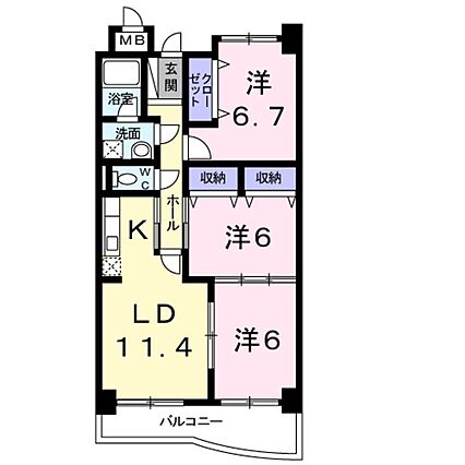 メゾン・ユーカリ_間取り_0