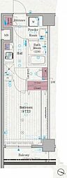 ディアレイシャス東京ノースパレス 1Kの間取図画像