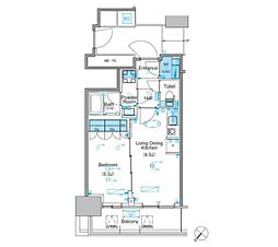 間取図画像 1LDK