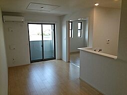 南海加太線 東松江駅 徒歩18分の賃貸アパート 2階2LDKのリビング/ダイニング