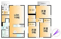 ななつぼし 3LDKの間取り