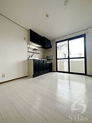 近鉄南大阪線 古市駅 徒歩9分の賃貸アパート 2階3DKのリビング/ダイニング