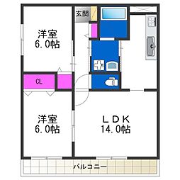 ラシーヌ御崎 7階/-