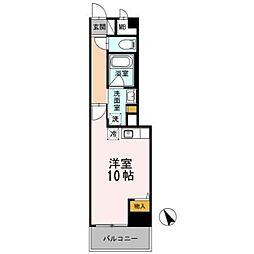 LROCKS ワンルームの間取図画像