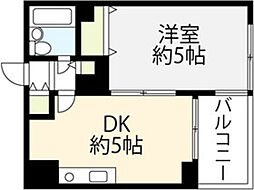 ライオンズマンション成増第5 1DKの間取図画像