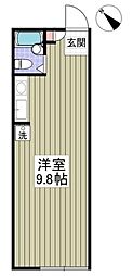 メゾンド・ビューティー 1階1Kの間取り