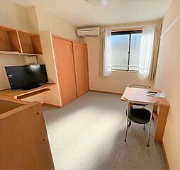 レオパレスグランシャリオA 2階1Kのリビング/ダイニング