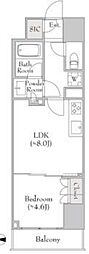 ルミーク錦糸町 1LDKの間取図画像