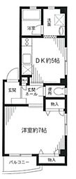 センチュリーハイツ 1DKの間取図画像