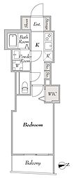 Premier市谷薬王寺 1Kの間取図画像