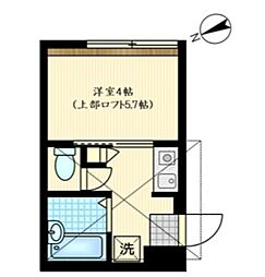 京急空港線 穴守稲荷駅 徒歩6分の賃貸アパート 1階1Kの間取り