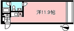 M-CUBE ワンルームの間取図画像