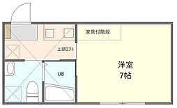 ルフレ新百合ヶ丘 1Kの間取図画像