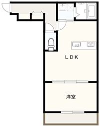 CARO 1LDKの間取図画像