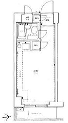 パレ・ドール八王子 6階ワンルームの間取り