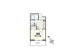 ＭＥＬＤＩＡ新座II 1階1Kの間取り