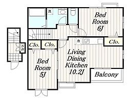 アルカディアA 2階/202