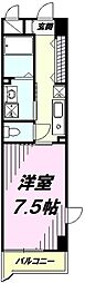 アルバルーチェ 1Kの間取図画像