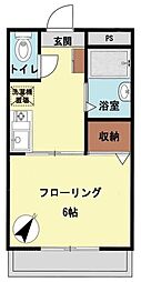 間取図画像 1K