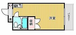 ビアメゾン高幡不動 ワンルームの間取図画像