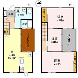 NAPICA　A棟 1階3LDKの間取り