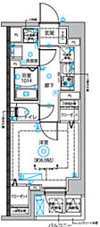 DIPS西新井 1Kの間取図画像