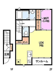 間取図画像 1LDK