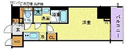 JR京浜東北・根岸線 川崎駅 徒歩7分の賃貸マンション 11階1Kの間取り