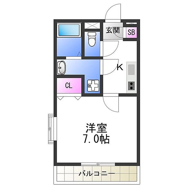 同じ建物の物件間取り写真 - ID:227084077819