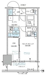 江東区大島4丁目マンション 1LDKの間取図画像