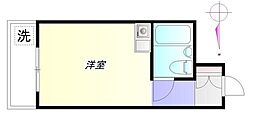 シャーロム国分寺 ワンルームの間取図画像