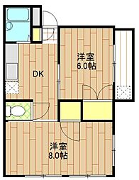 グランドア越野 3階/301