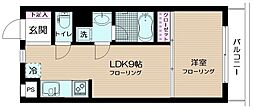 ル・モン・ピエール新大塚 1LDKの間取図画像