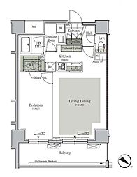 ParkCube西ヶ原STAGE 1LDKの間取図画像