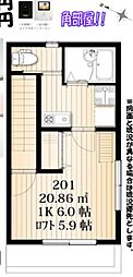 AZEST-RENT柴又 1Kの間取図画像