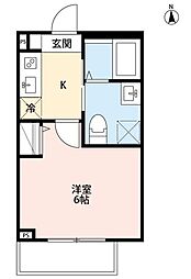 robot home 鉄道博物館II 1階1Kの間取り