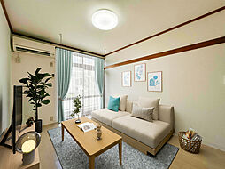 西武多摩湖線 八坂駅 徒歩5分の賃貸アパート 1階2DKのリビング/ダイニング