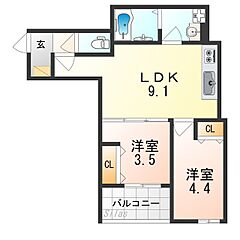 物件の間取り